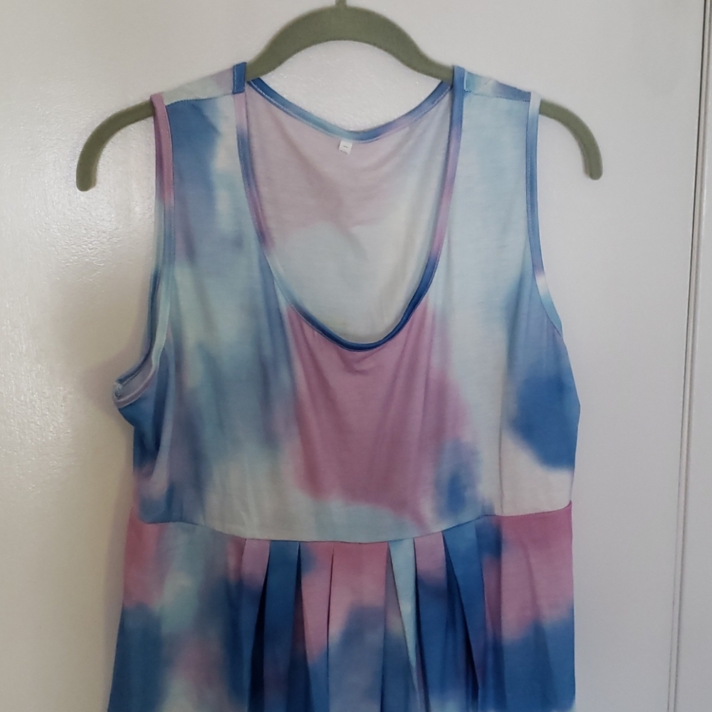 Tie Die tank dress
